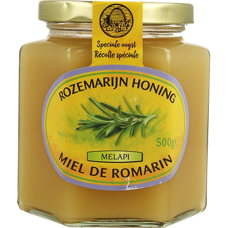 Melapi Honing Rozemarijn Zacht 500g