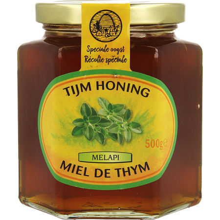 Melapi Honing Tijm Vloeibaar 500g