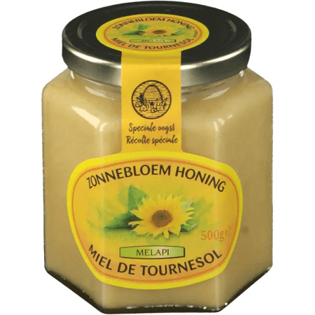 Melapi Honing Zonnebloem Vast 500g