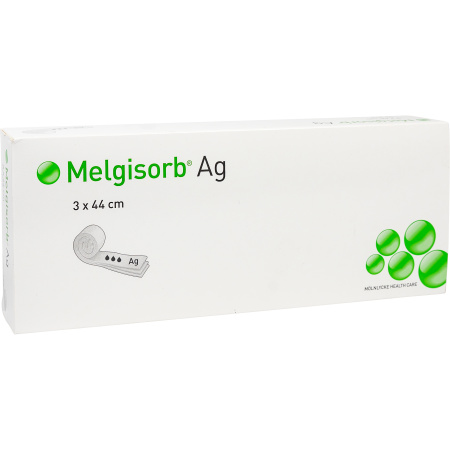 Melgisorb Ag streng 3x44cm 10 Stuks