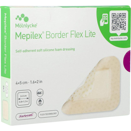 Mepilex Border Flex Lite 4cmx5cm 10 Stuks