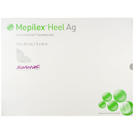 Mepilex Heel Ag Schuimverband Steriel 13x20cm Stuks 5 (388100)