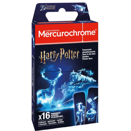 Mercurochrome Fosforescerende Pleisters Harry Potter 16 Stuks