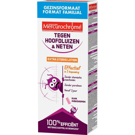 Mercurochrome Lotion Tegen Hoofdluizen En Neten Gezinsformaat 200ml