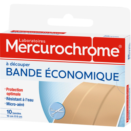 Mercurochrome Economische Strip Om Uit Te Snijden 10x6cm Optimale Bescherming 10 Strips