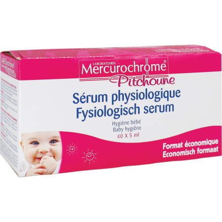 Mercurochrome Pitchoune Isotonische Zoutoplossing 40x5ml