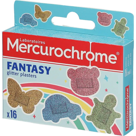 Mercurochrome Pleisters Pailletten Fantasy 16 Stuks