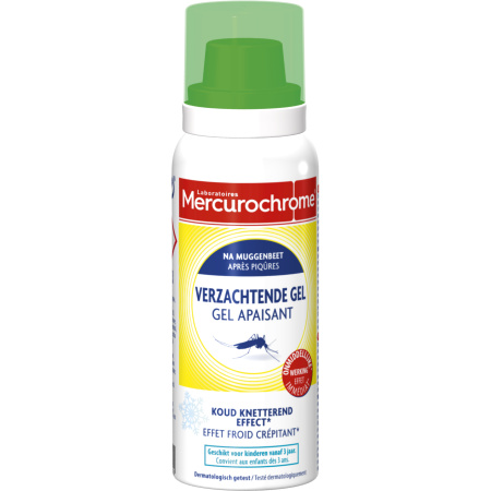 Mercurochrome Verzachtende Gel Koud Knetterend Effect 50ml
