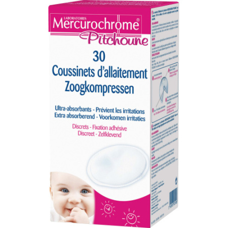Mercurochrome Zoogkompressen 30 Stuks
