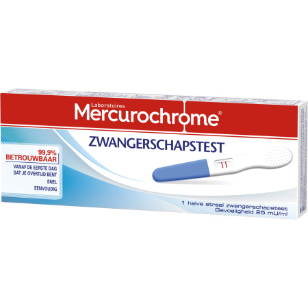 Mercurochrome Zwangerschapstest 1 Stuk
