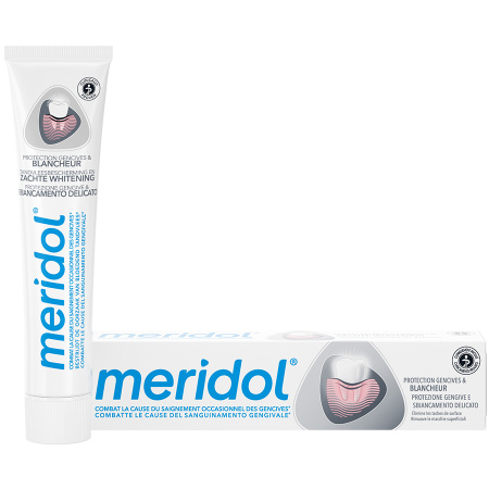 Meridol Tandvleesbescherming En Whitening Tandpasta Tube 75ml