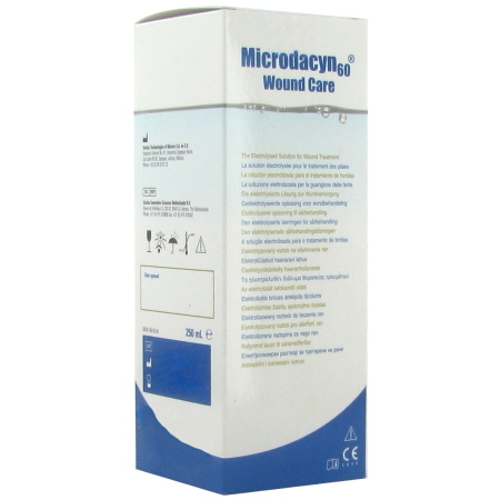 Microdacyn 60 Wound Care Geëlektrolyseerde Wondbehandelingsoplossing 250ml