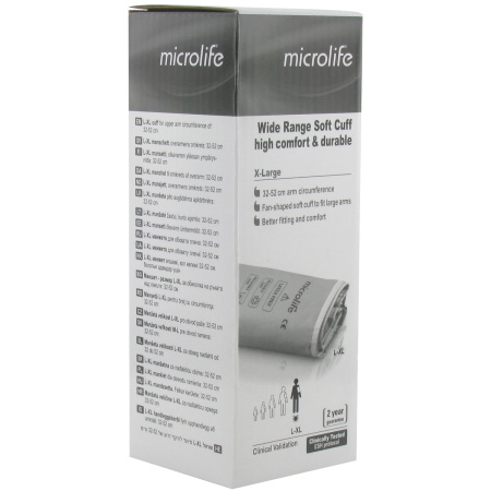 Microlife Manchet Bloeddrukm. M/xl Soft Conic.cuff