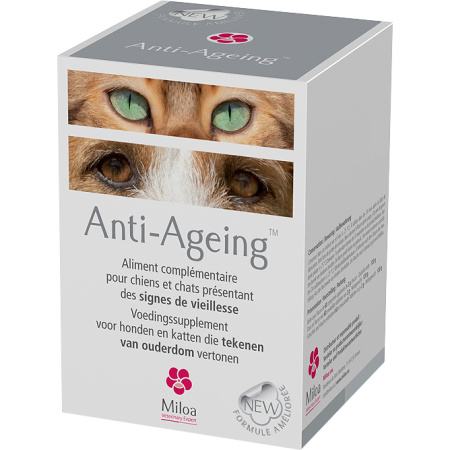 Miloa Anti-Ageing Honden En Katten 60 Tabletten
