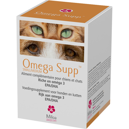 Miloa Omega Supp Klein/Medium Katten En Honden 30 Capsules