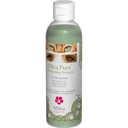 Miloa Ultra Pure Shampoo Voor Probleemhuiden Van Dieren Flacon 200ml