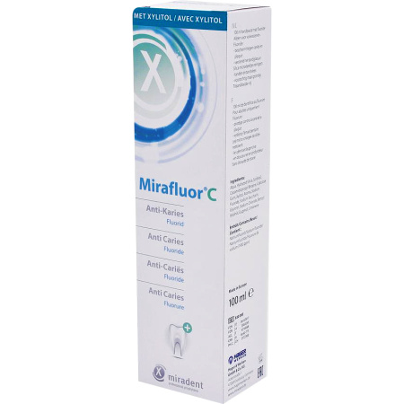 Miradent Mirafluor C Anticariële Tandpasta Tube 100ml