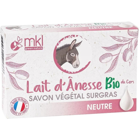 MKL Green Nature Overvette Zeep Met Biologische Ezelinnenmelk Neutraal 100g