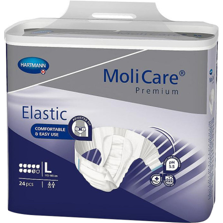 Molicare Premium Elastic Maxi 9 Drops Maat L 24 Stuks