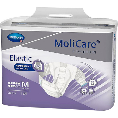 Molicare Premium Elastic Incontinentieslips Super Plus 8 Drops Maat M 30 Stuks