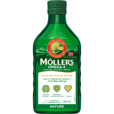 Moller's Omega 3 Levertraanolie Vloeibaar Zonder Smaak 250ml