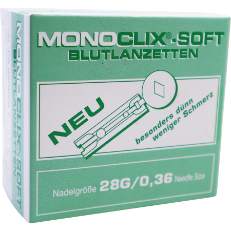 Moniclix Soft 28g Lancetten 200 Stuk