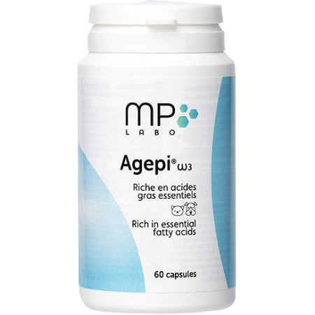 MP Labo Agepi Rijk Aan Omega 3 Essentiële Vetzuren Voor Honden En Katten 60 Capsules