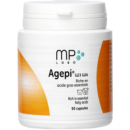 MP Labo Agepi Rijk Aan Omega 3 En 6 Essentiële Vetzuren Voor Honden En Katten 90 Capsules