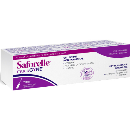 Mucogyne Saforelle Niet-Hormonale Intieme Gel Met Hyaluronzuur En Applicator 70ml