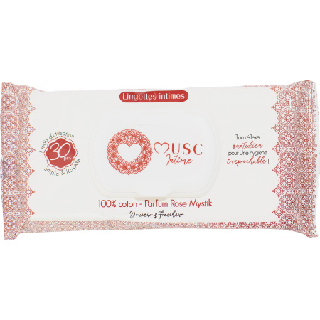 Musc Intime Rose Mystik L'Envoûtante Intieme Doekjes 30 Stuks