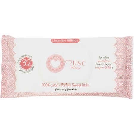 Musc Intime Sweet Litchi La Délicieuse Intieme Doekjes 30 Stuks