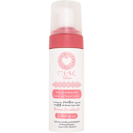 Musc Intime Sweet Litchi La Délicieuse Intieme Reinigingsschuim Fles 150ml