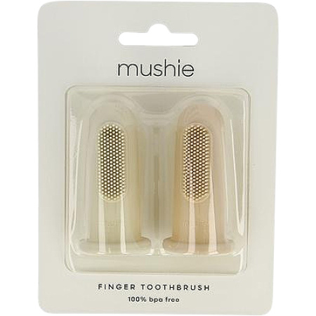 Mushie Baby Tandborstel Blush 2 Stuks