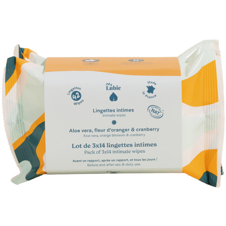 My Lubie Natuurlijke Kalmerende Intieme Doekjes 3x14 Stuks