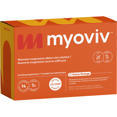 Myoviv Voedingssupplement Smaak Sunny Orange 14 Zakjes
