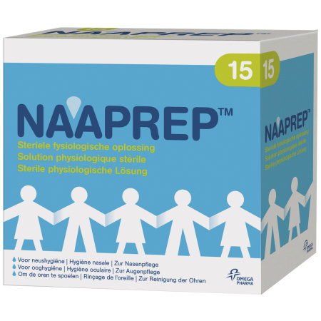 Naaprep Fysiologisch Serum 15x5ml Ampullen