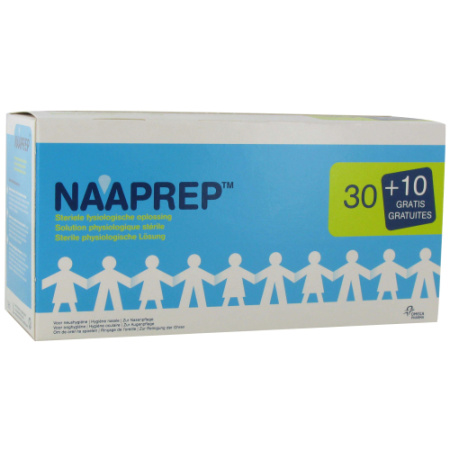 Naaprep Fysiologisch Serum Promo 30x5ml Ampullen + Gratis 10x5ml