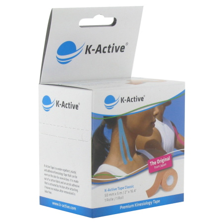 Naqi K Active Tape Beige 50mm x 5m 1 Stuk