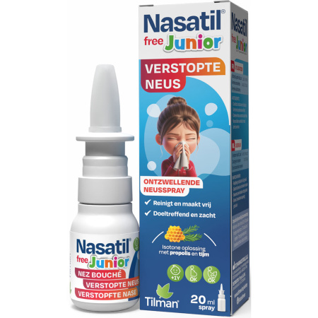 Nasatil Free Junior Verstopte Neus Decongestieve Neusspray 20ml