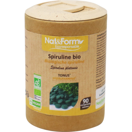 Nat&Form Biologische Spiruline 90 Capsules