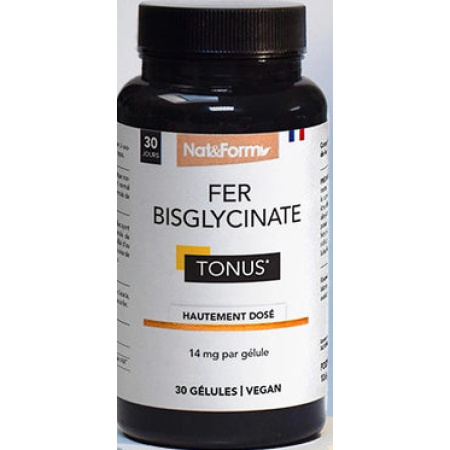 Nat&Form Ijzer Bisglycinaat 30 Capsules