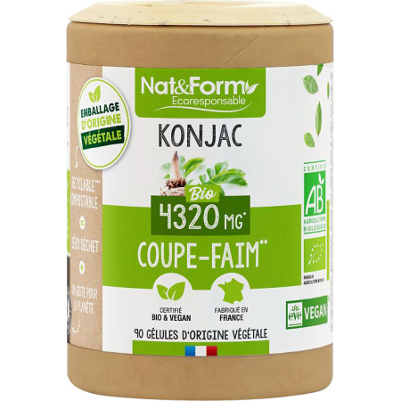 Nat&Form Konjac Bio 90 Capsules