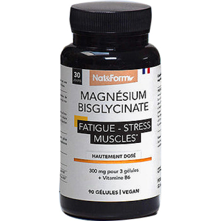 Nat&Form Magnesium Bisglycinaat Voedingssupplement 90 Capsules
