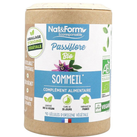 Nat&Form Passiflore Bio 90 Capsules