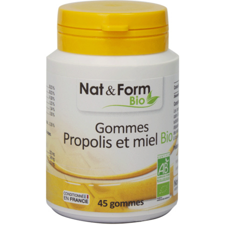 Nat&Form Propolis Gums Bio 45 Stuks