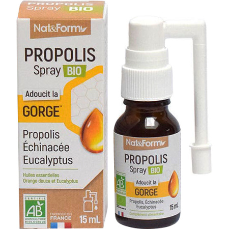 Nat&Form Propolis Spray Bio 15ml