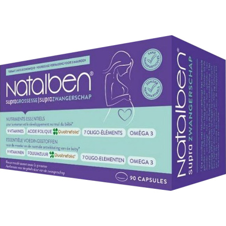 Natalben Supra Zwangerschap Voedingssupplement 90 Capsules