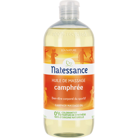 Natessance Massageolie Kamfer Fles 500ml