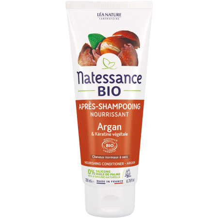 Natessance Voedende Balsem Bio Argan En Plantaardige Keratine Tube 200ml