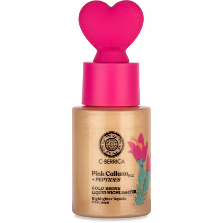 Natura Siberica C-Berrica Pink Calluna Vloeibare Highlighter Gouden Glans 30ml